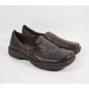 G.H. Bass & Co. Bradshaw Brown Leather Slip On Loafers Walking Shoes Sz 7M